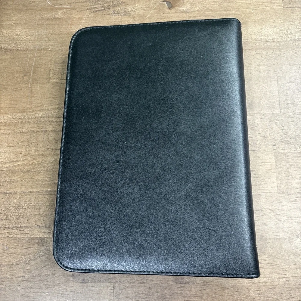 Plan Ahead Faux Leather Zipper 3 Ring Day Planner 10.25